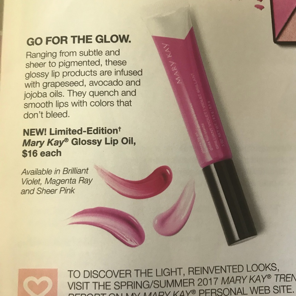 Limited-Edition Mary Kay Glossy Lip Oil